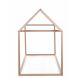 Structure Lit Cabane - Naturel - 90 x 200 cm