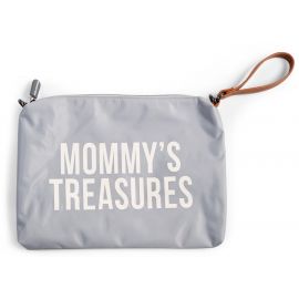 Pochette Mommy's Treasures - Gris & Ã©cru