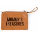 Pochette Mommy's Treasures - Simili cuir brun