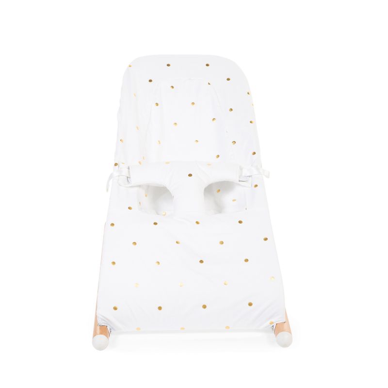 Childhome - Housse Transat Evolux Jersey - Gold dots - Le Petit Zèbre