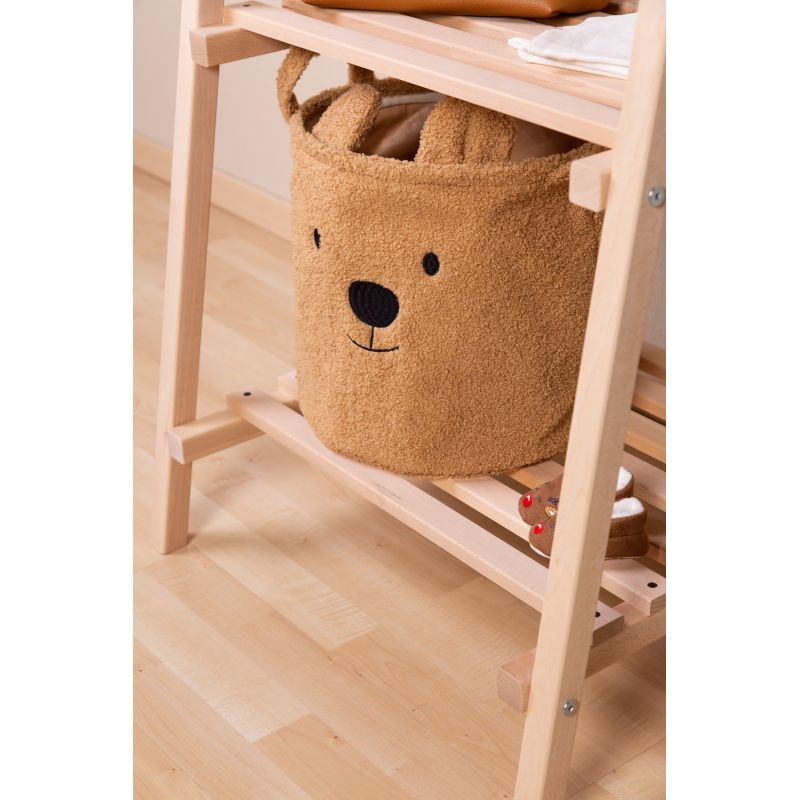 Childhome - Panier de rangement Teddy M - Brun - Le Petit Zèbre