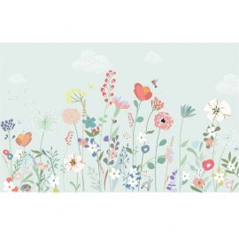 Papier Peint Panorama Fleurs des Champs - XL - 400x250cm