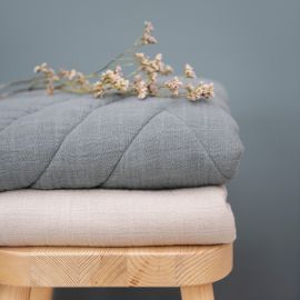 Couverture en cotton -75x100cm - Bliss Petrol