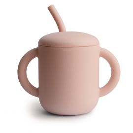 Tasse avec paille - Blush