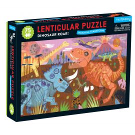 Puzzle lenticulaire - Dinosaur Roar - 75 pièces