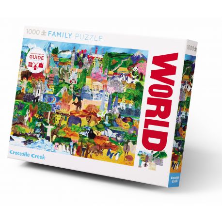 Puzzle Famille - 1000 pièces - World Collage