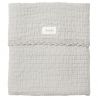 Couverture pour lit bébé teddy Elba - Grey wave