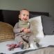 Kimono en mousseline - coton biologique - taupe