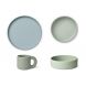 Set repas en silicone Andie - Green multi mix