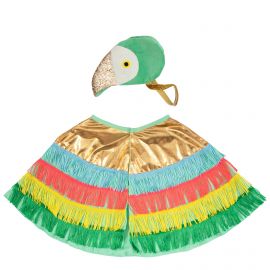 Kit de déguisement - Parrot fringed cape