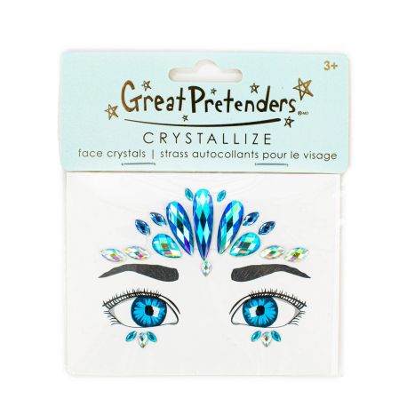 Stickers visage - Crystals Ocean Mermaid