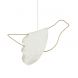 Lin français mobile oiseau - Off White - 35x25 cm