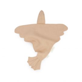 Lin français doudou oiseau - Sand - 40x48 cm