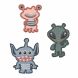 Autocollants Textiles - Monster