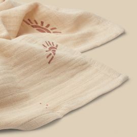 Set de 2 langes tétra Lewis - Sunset & apple blossom mix