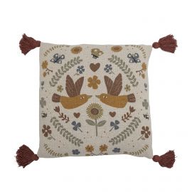 Coussin Dorell - Brun - Coton recyclÃ©