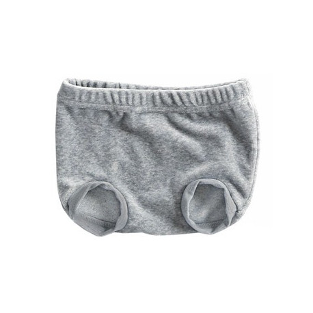 culotte bébé gris chiné en velours culotte bébé gris chiné en velours