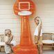 Panier de basket gonflable - Orange