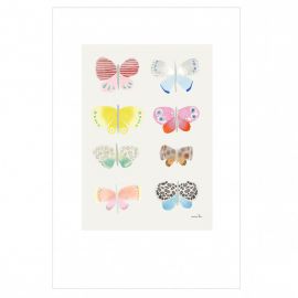 Affiche - Papillons Aquarelle - 60 x 40 cm