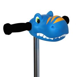 Micro Scootaheadz tête de dinosaure Timmy T-Rex - Bleu