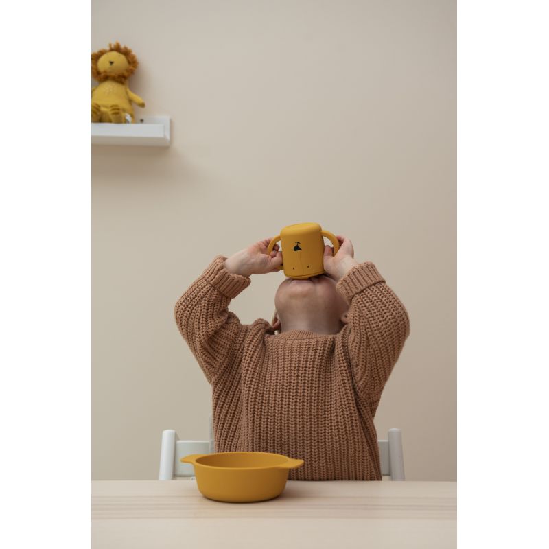 Petit Monkey - tasse bébé - Ours bleu - Le Petit Zèbre