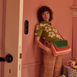 Sac Ã  main The Sticky Sis Club - La Promenade - Colore - French pink + Croissant brown + Paris green