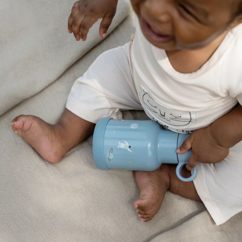 Gourde Fusées pour enfant avec paille sans BPA