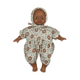 Collection Babies - Barboteuse Noa et son bÃ©guin en coton marguerite