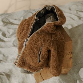 Manteau réversible Jackson - Golden caramel & Oat mix