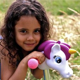 Micro Scootaheadz tête de Licorne Pretty Pearl - Blanc