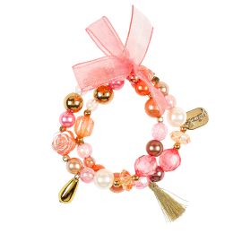 Bracelet Annelia - rose & or - Souza for Kids