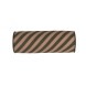 Coussin cylindrique Majestic - green taupe stripes