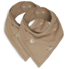Jollein - Bavoir Bandana Stargaze - Biscuit - lot de 2