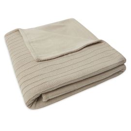 Jollein - Couverture Pure Knit Velvet - Nougat GOTS - 100x150cm
