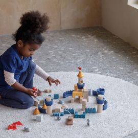 Plan Toys - Blocs de construction en bois - Château