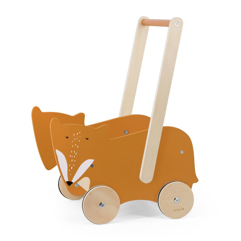 Chariot de marche bébé - Le pousse pousse du bricoleur - Jouet en bois