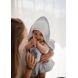 serviette à capuche - baby blue