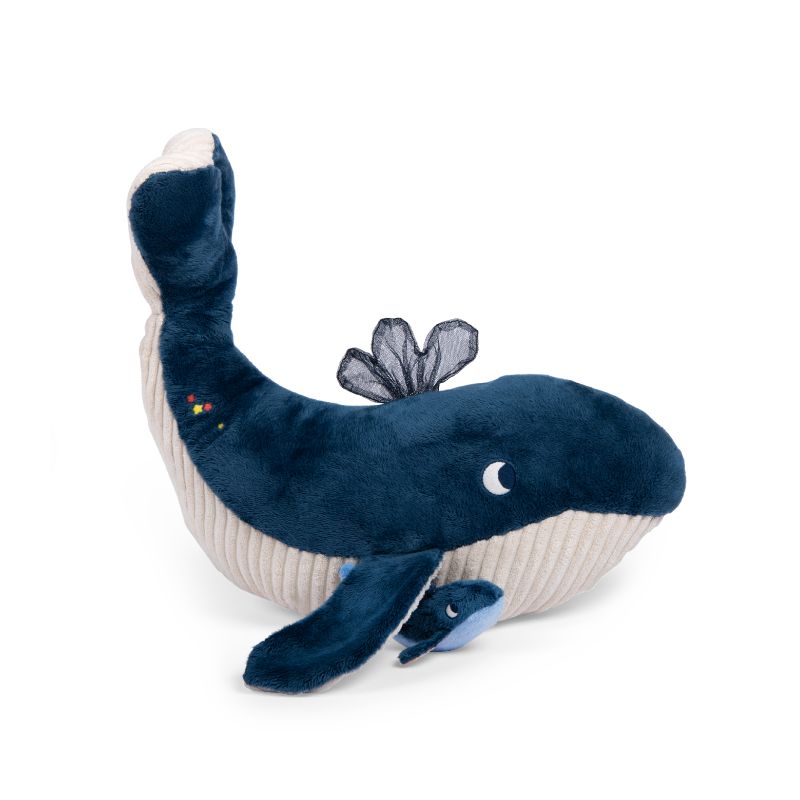 Baleine doudou bebe bleue - Doudou et compagnie
