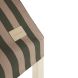 Cabane Majestic - green taupe stripes