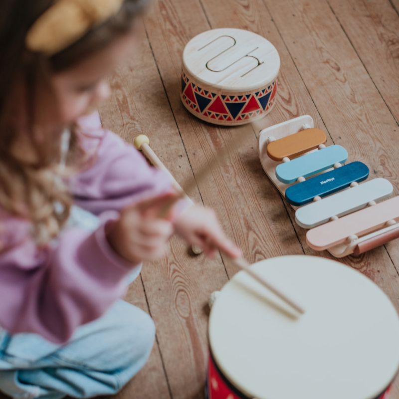 Instruments de musique pour tout-petits, instruments de percussion en bois  Jouet pour enfants Bébé Préscolaire Jouets musicaux éducatifs pour garçons  et filles avec sac de rangement