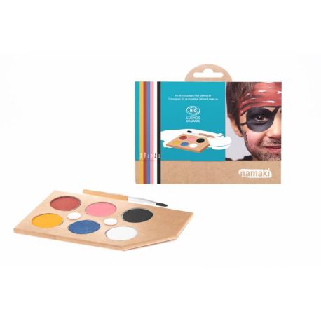 kit de maquillage bio 6 couleurs Arc-en-ciel