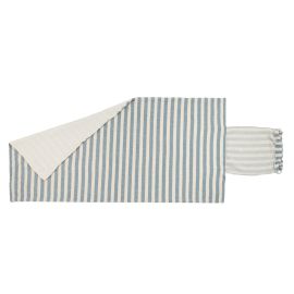 Sac + serviette de plage 68x140 - Blue Stripes