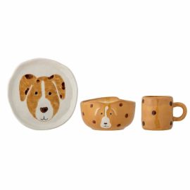 Set de vaisselle Fénix - Chien brun