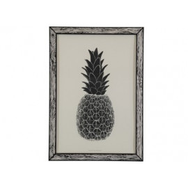 affiche ananas 'Black Pina Colada' (A3)