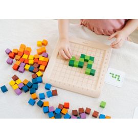 Plan Toys - 100 blocs colorés - Unit Link