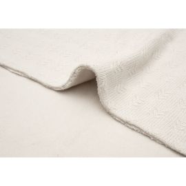 Couverture Berceau 75x100 cm - Grain knit Oatmeal/Velvet