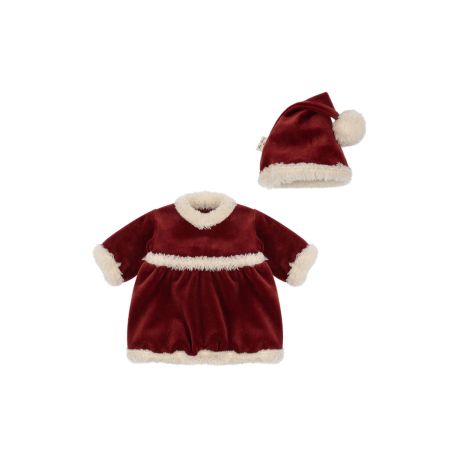Robe de Noël pour poupée - Jolly Red - Konges Sløjd