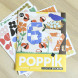 Ma mosaique en stickers - Nombres - Poppik