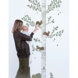 Planche de stickers décor XL - Big Birch Tree - Lilipinso