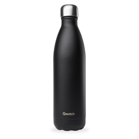 Bouteille isotherme Matt Noir 750ml - Qwetch
